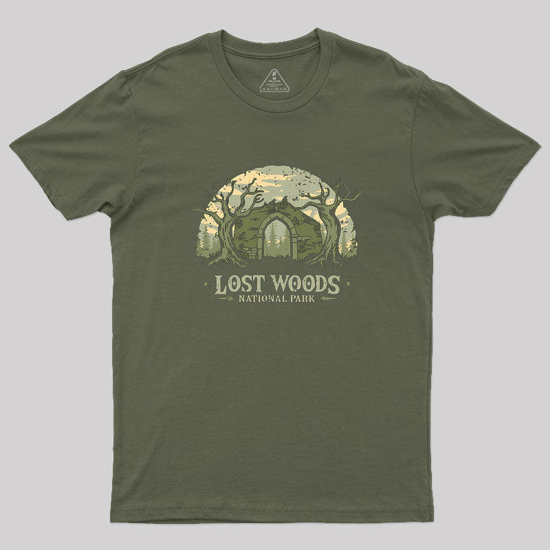 Lost Woods National Park Geek T-Shirt