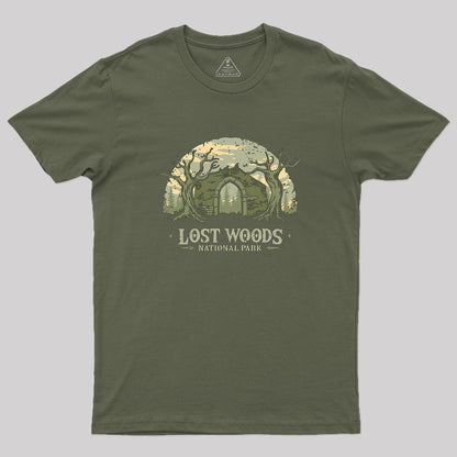 Lost Woods National Park Geek T-Shirt