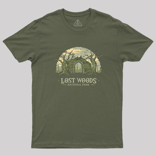 Lost Woods National Park Geek T-Shirt