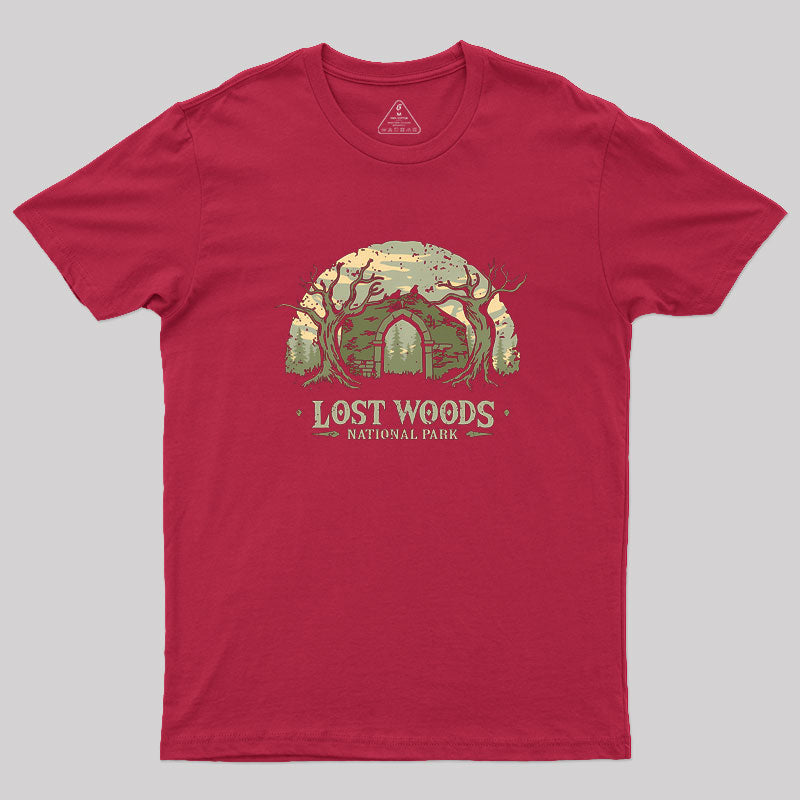 Lost Woods National Park Geek T-Shirt