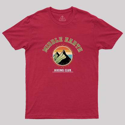 Middle Earth Hiking Club Geek T-Shirt