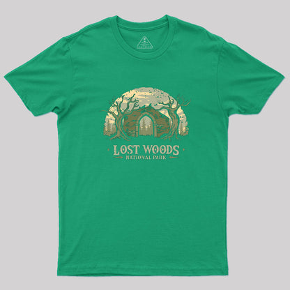 Lost Woods National Park Geek T-Shirt