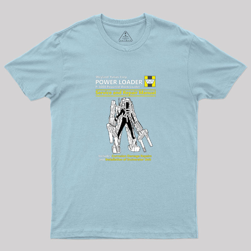 Power Loader Service and Repair Manual Geek T-Shirt