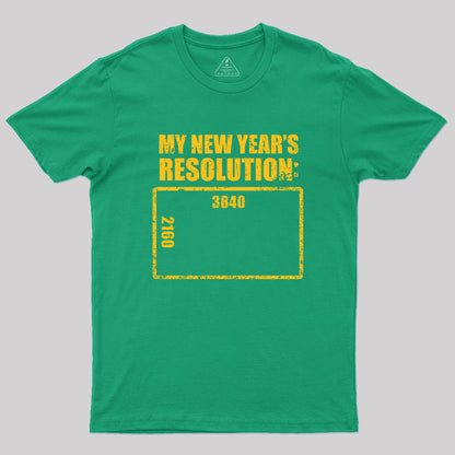 4K Resolution Geek T-Shirt