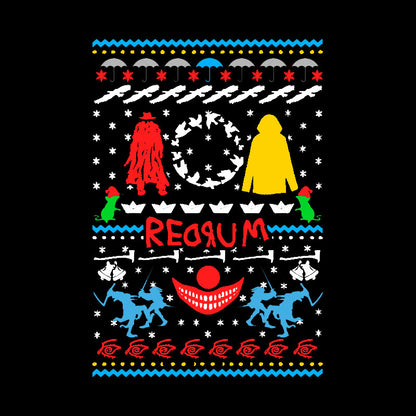 Stephen King Inspired Ugly Christmas Sweater Geek T-Shirt