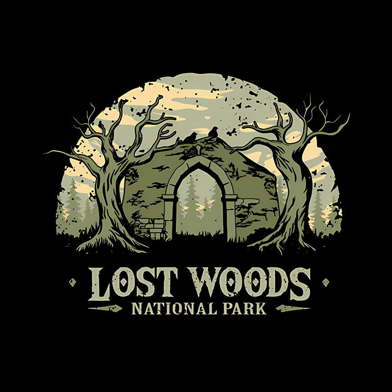 Lost Woods National Park Geek T-Shirt