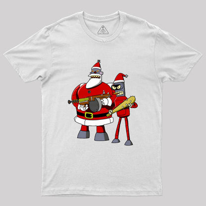 Merry Christmas Kill All Humans Geek T-Shirt