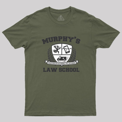 Murphy's Law School Geek T-Shirt