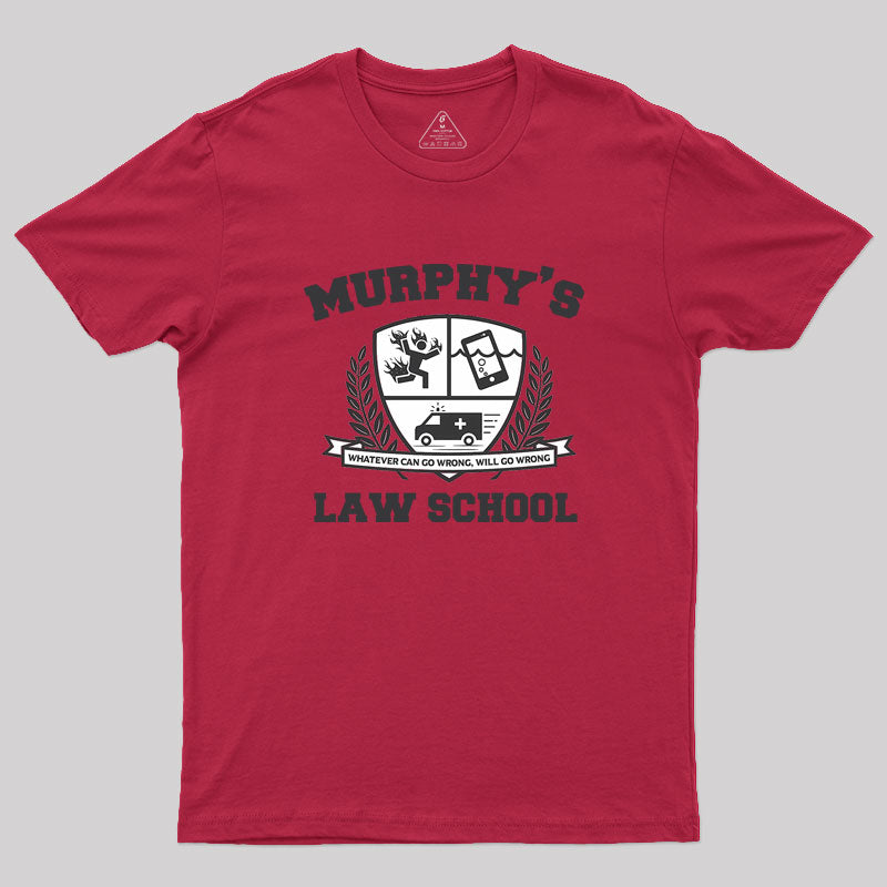 Murphy's Law School Geek T-Shirt