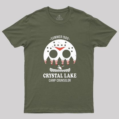 Crystal Lake Camp Counselor Geek T-Shirt