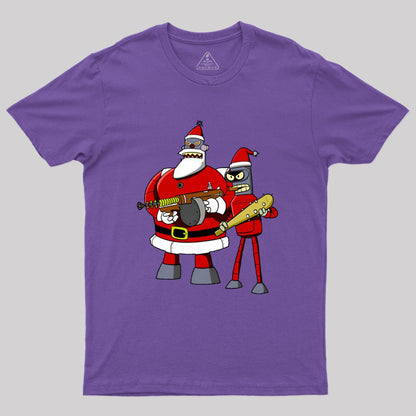 Merry Christmas Kill All Humans Geek T-Shirt