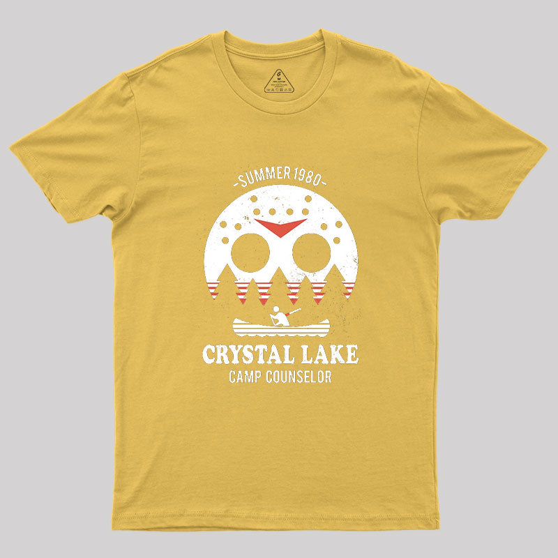 Crystal Lake Camp Counselor Geek T-Shirt