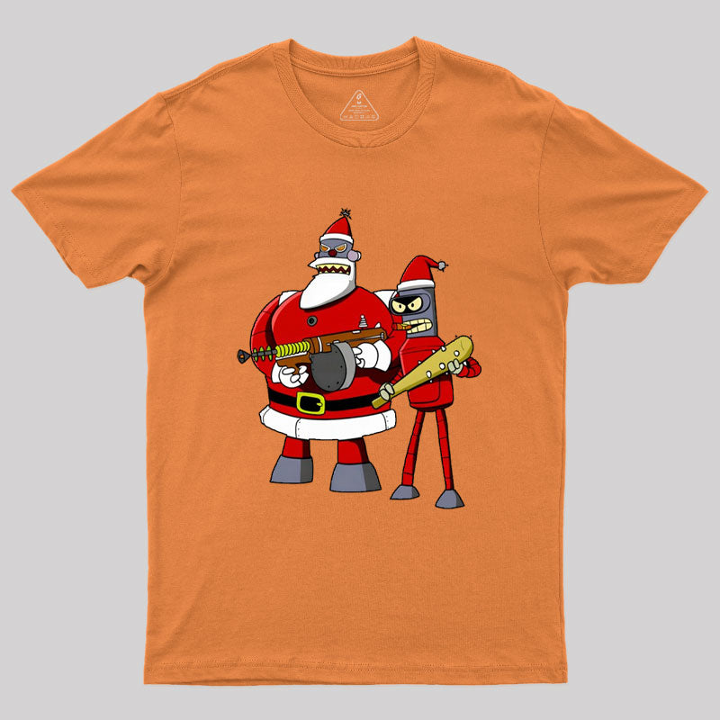 Merry Christmas Kill All Humans Geek T-Shirt