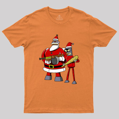 Merry Christmas Kill All Humans Geek T-Shirt