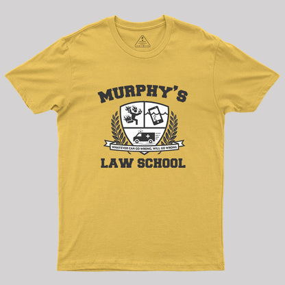 Murphy's Law School Geek T-Shirt