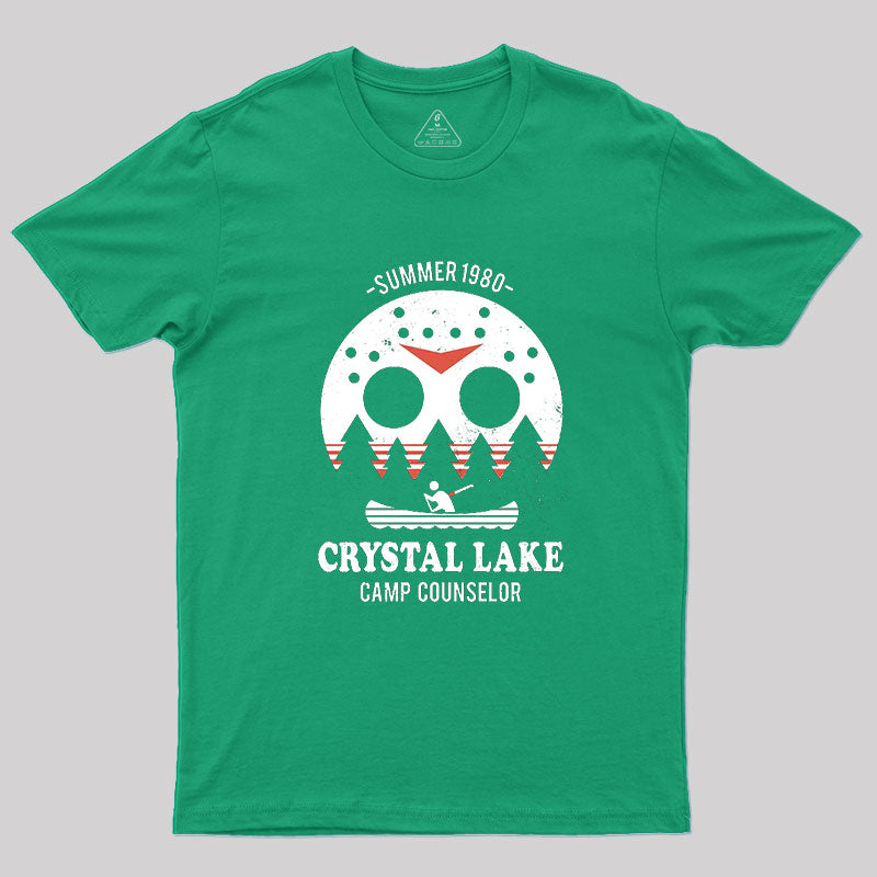 Crystal Lake Camp Counselor Geek T-Shirt