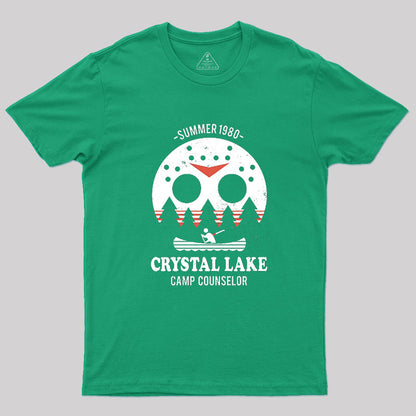 Crystal Lake Camp Counselor Geek T-Shirt