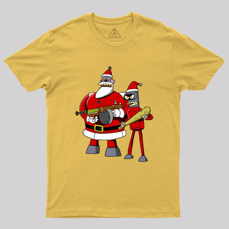 Merry Christmas Kill All Humans Geek T-Shirt