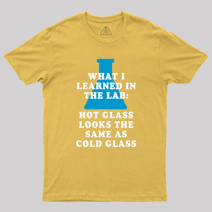 Chemistry Glass Humor Geek T-Shirt