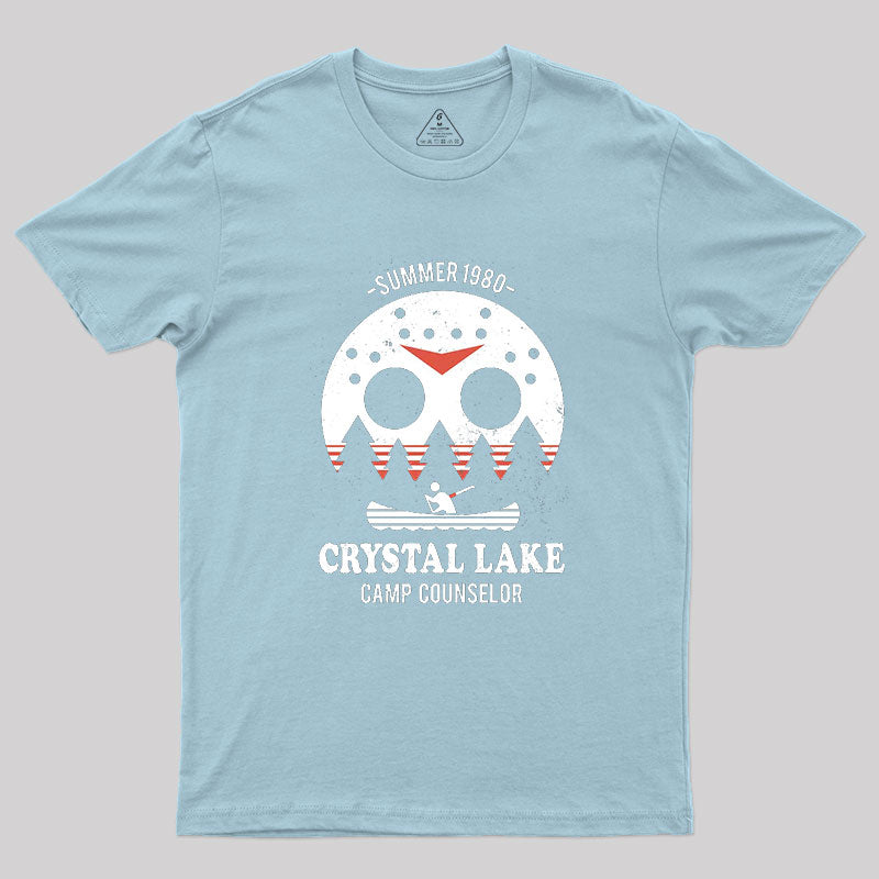 Crystal Lake Camp Counselor Geek T-Shirt