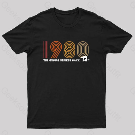 1980 The Empire Strikes Back Geek T-Shirt Black / S