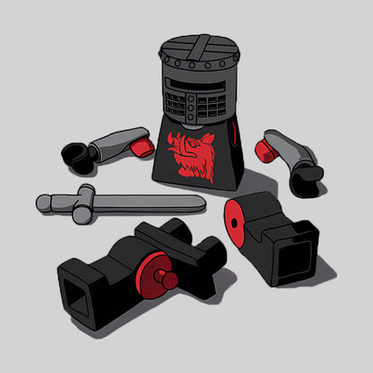 Block Knight Geek T-Shirt