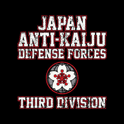 Japan Anti-Kaiju Defense Forces Third Division Geek T-Shirt