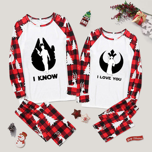 I Know I Love You Couple Pajama Sets