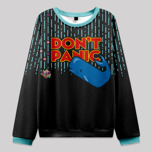 Don't Panic Knit Sweatshirt