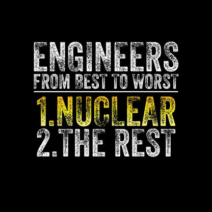 Engineer's Ranking Best To Worst T-Shirt