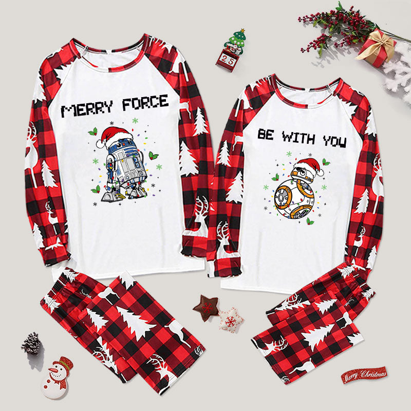 Merry Force Be With You Couple Pajama Sets