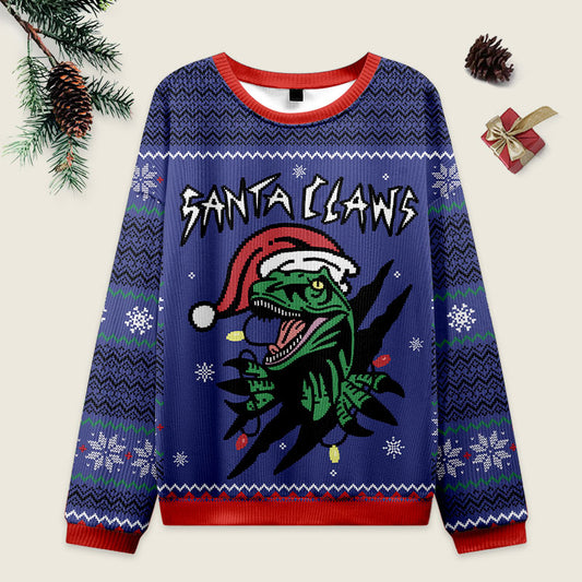 Jurassic Dinosaurs Ugly Christmas Sweater