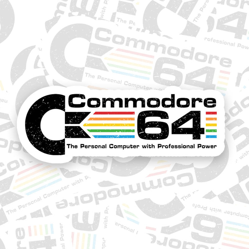 Commodore 64 Geek Sticker