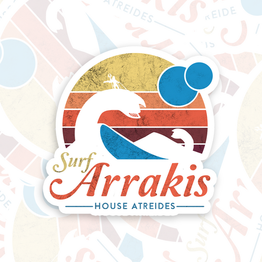 Visit Arrakis Geek Sticker