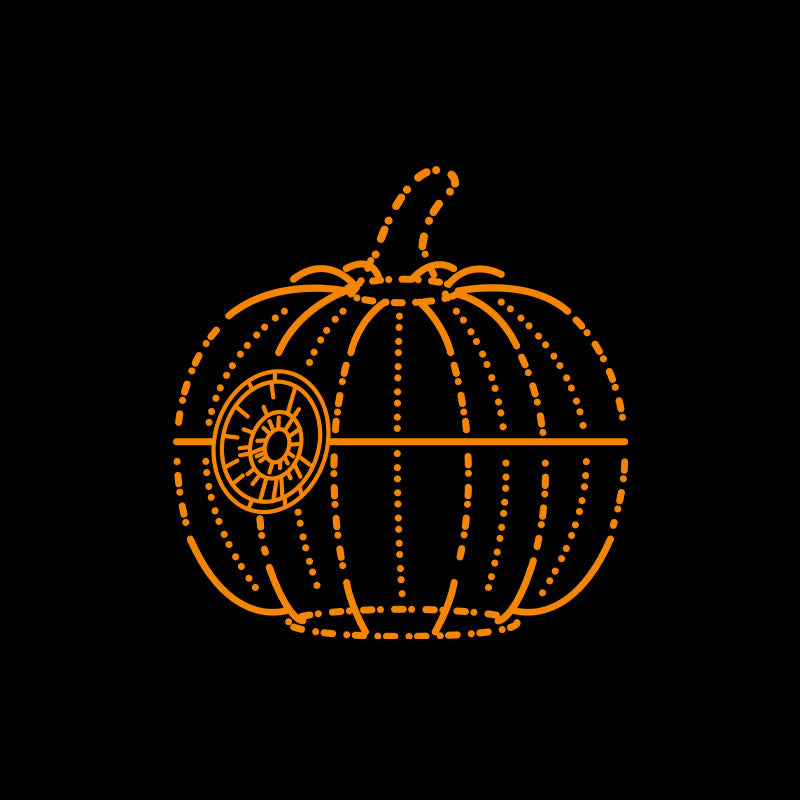 Pumpkin Death Star Halloween T-Shirt