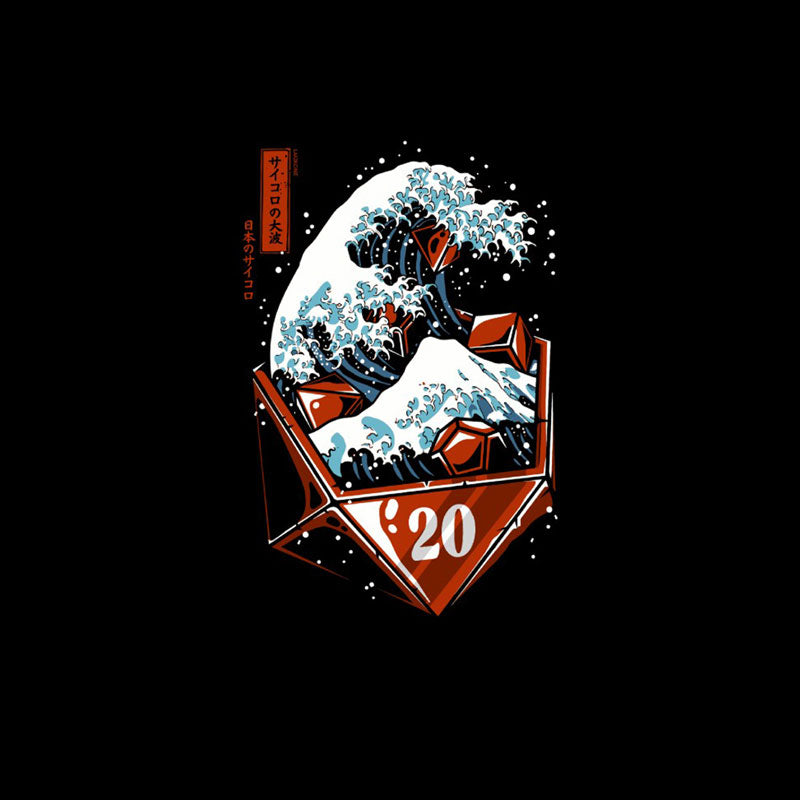 The Great Wave Of Dices T-Shirt