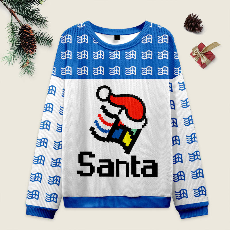 Micro Santa Ugly Christmas Sweater