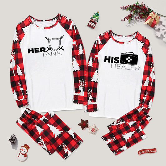 Tank and Healer Couple Pajama Sets