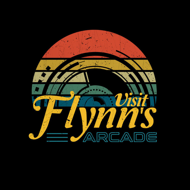 Vintage Sunset Visit Flynn's Arcade T-Shirt