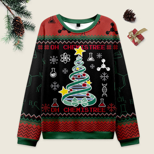 DNA Tree Ugly Christmas Sweater