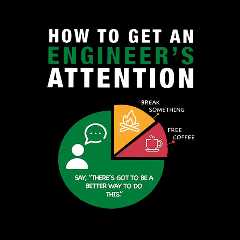 How To Get An Engineer's Attention T-Shirt