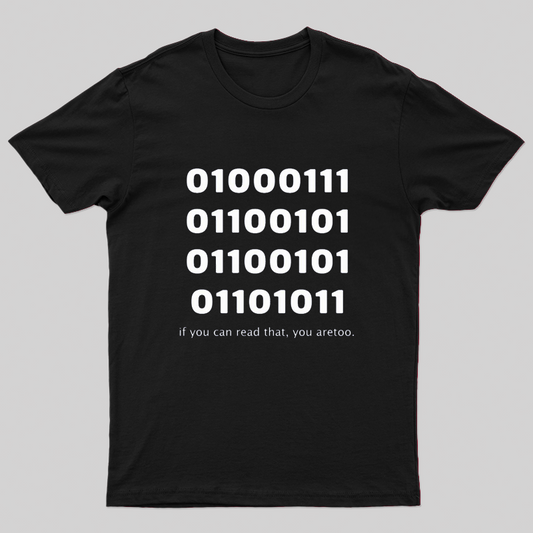 Computer Science Nerd Geek Programmer Binary T-Shirt