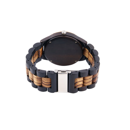 Personalized Science Si-Fi Vintage Analog Quartz Wooden Strap Watch