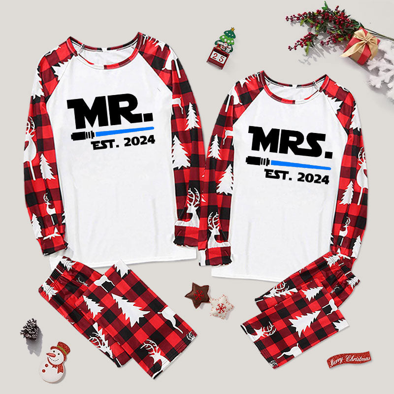 Mr and Mrs Couple Pajama Sets