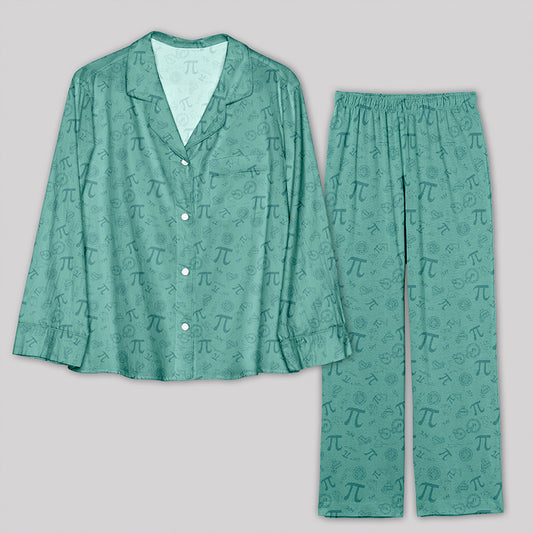 Pi Science Lake Green Pajamas Set