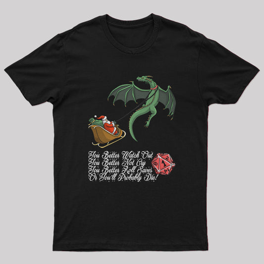 Christmas D20 Lover T-Shirt