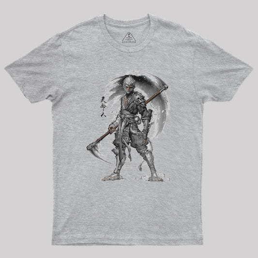 Black Myth Wukong Black and White Ink Geek T-Shirt