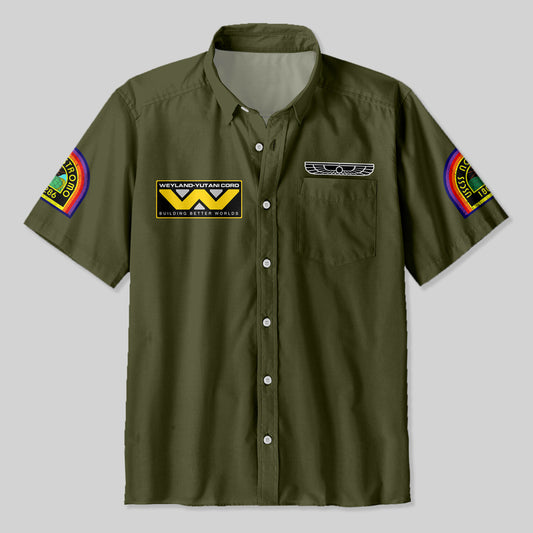 Weyland-Yutani Uniform Button Up Pocket Shirt