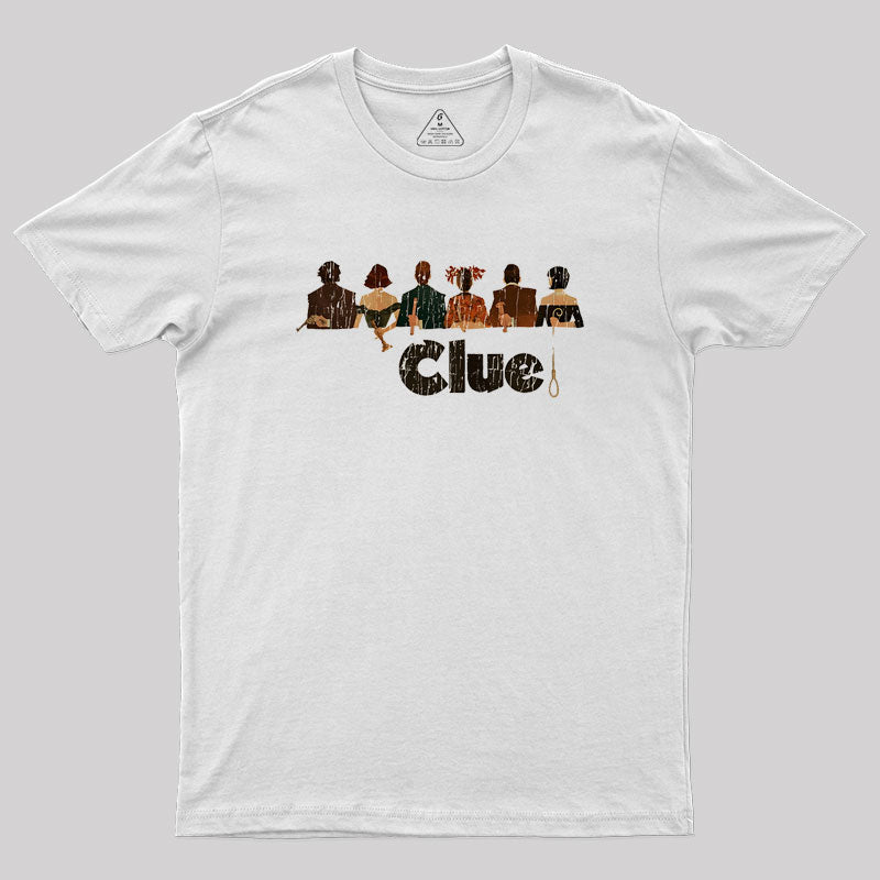 Vintage Style Clue Geek T-Shirt