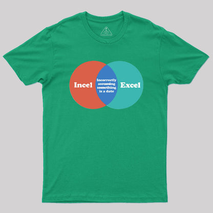 Incel Excel Humorous Geek T-Shirt